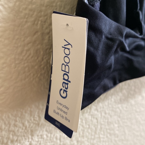 GapBody NWT Black everyday Unlined Built-Up‎ Bra 32C - Picture 5 of 5
